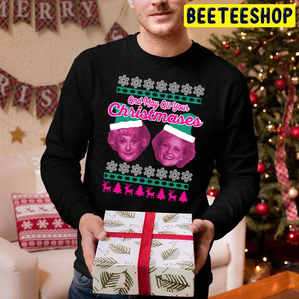 And May Ou Your Christmases Golden Girls Christmas Trending Unisex Hoodie And May Ou Your Christmases Golden Girls Christmas Trending Unisex Hoodie