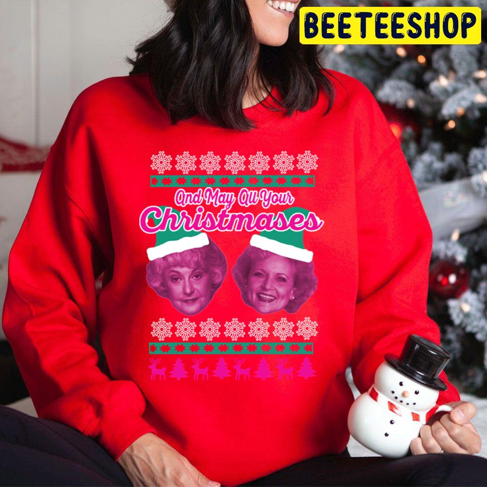 And May Ou Your Christmases Golden Girls Christmas Trending Unisex Hoodie And May Ou Your Christmases Golden Girls Christmas Trending Unisex Hoodie