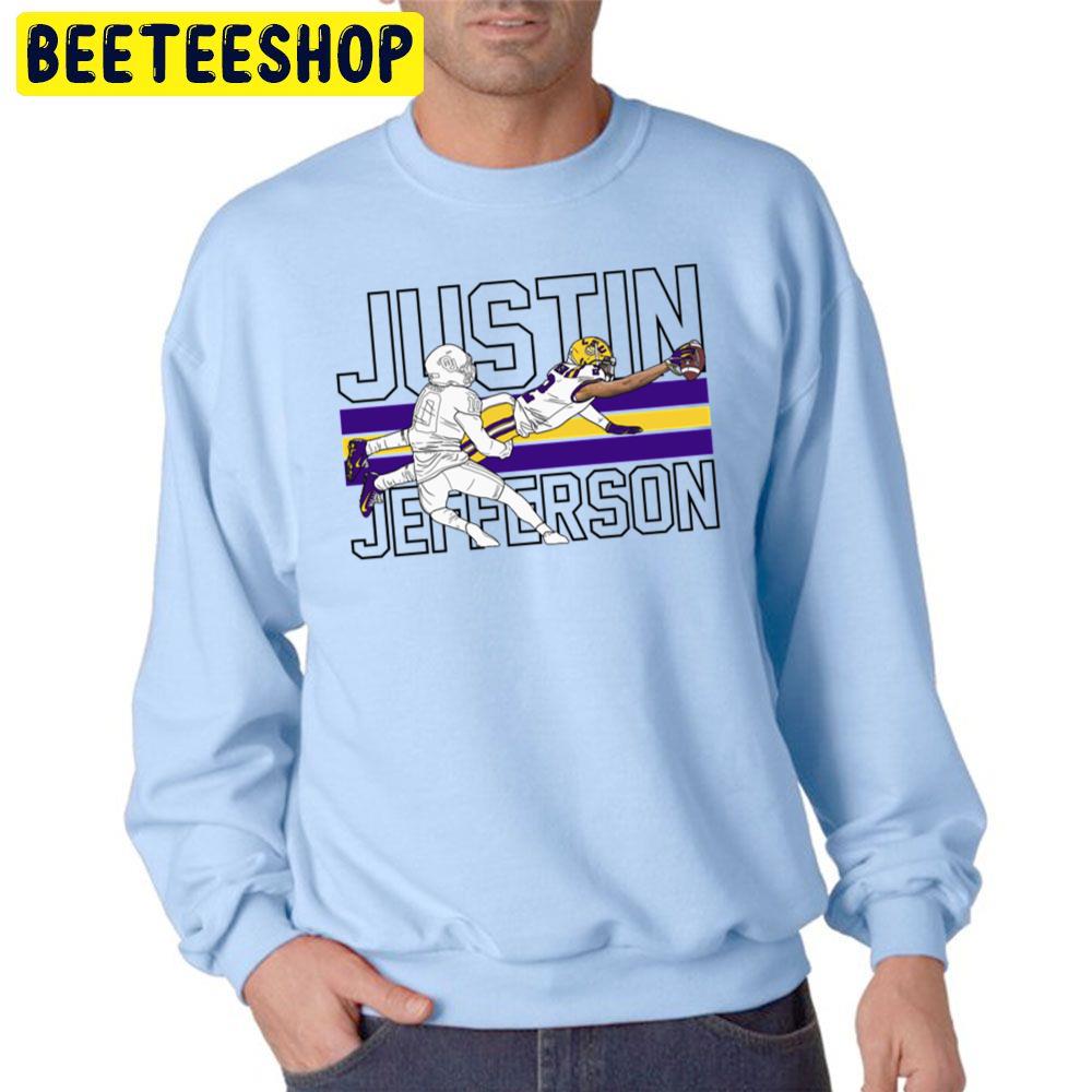 Art Justin Jefferson Football Player Trending Unisex Sweatshirt Art Justin Jefferson Football Player Trending Unisex Sweatshirt