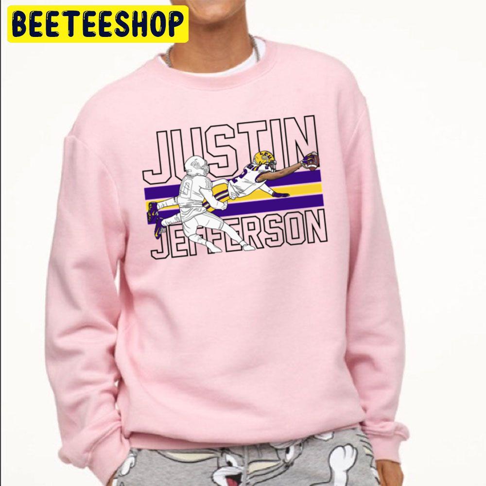 Art Justin Jefferson Football Player Trending Unisex Sweatshirt Art Justin Jefferson Football Player Trending Unisex Sweatshirt