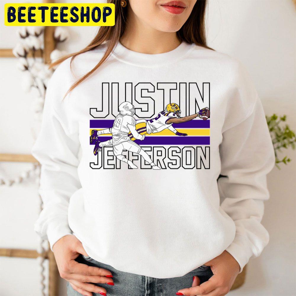 Art Justin Jefferson Football Player Trending Unisex Sweatshirt Art Justin Jefferson Football Player Trending Unisex Sweatshirt