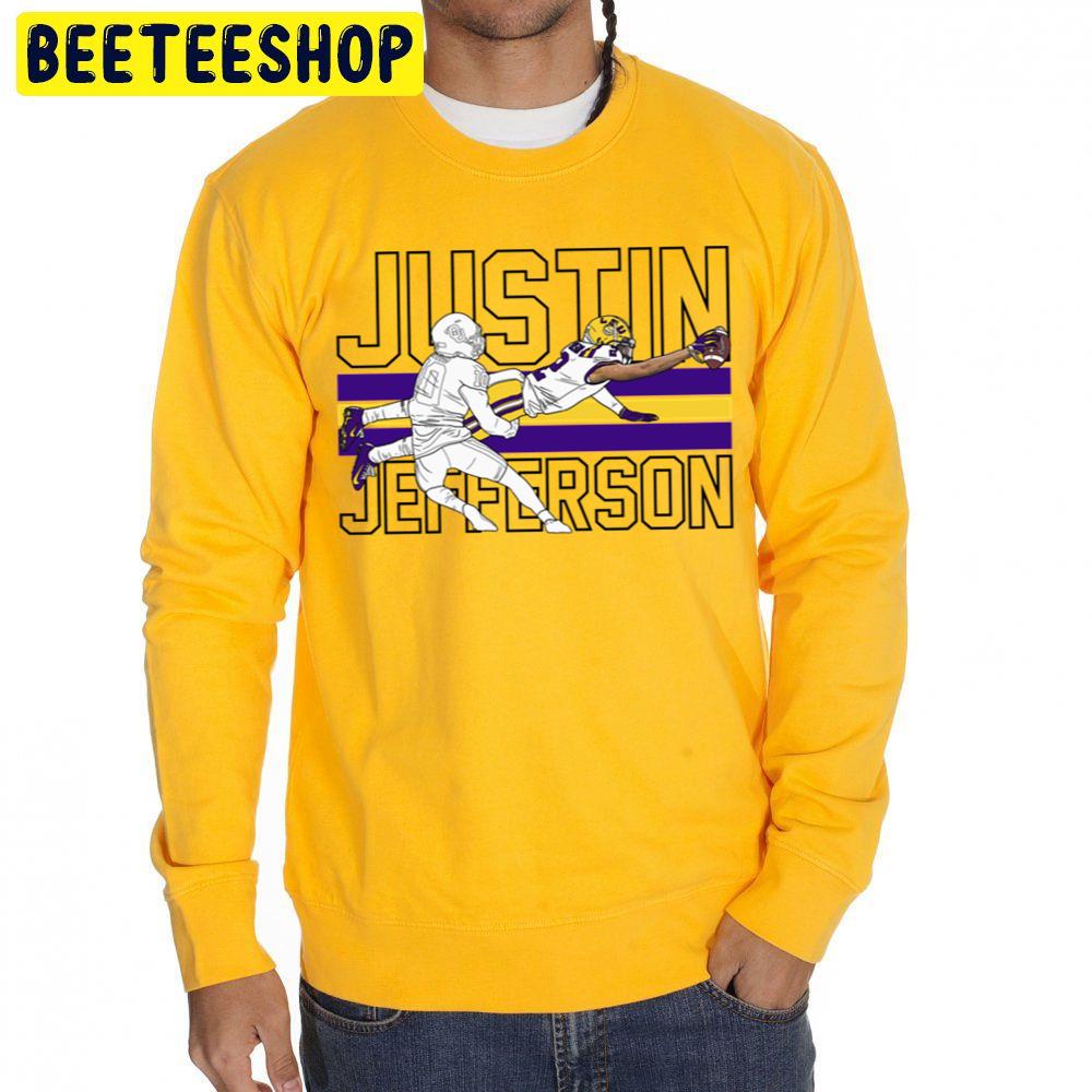Art Justin Jefferson Football Player Trending Unisex Sweatshirt Art Justin Jefferson Football Player Trending Unisex Sweatshirt