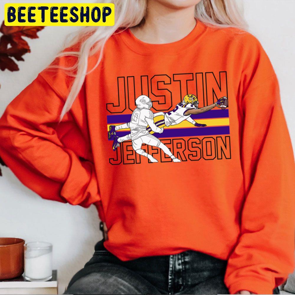 Art Justin Jefferson Football Player Trending Unisex Sweatshirt Art Justin Jefferson Football Player Trending Unisex Sweatshirt