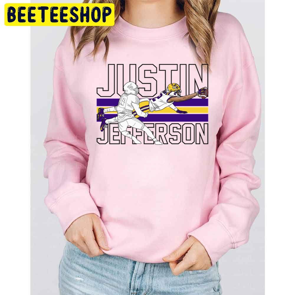 Art Justin Jefferson Football Player Trending Unisex Sweatshirt Art Justin Jefferson Football Player Trending Unisex Sweatshirt