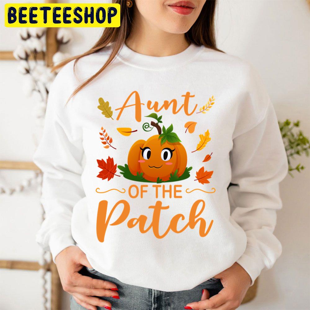 Aunt Of The Patch Pumpkin Halloween Trending Unisex Sweatshirt Aunt Of The Patch Pumpkin Halloween Trending Unisex Sweatshirt