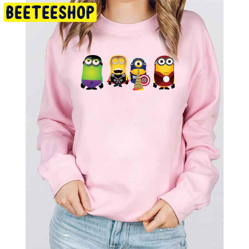 Avongers Superhero Minion Trending Unisex Sweatshirt Avongers Superhero Minion Trending Unisex Sweatshirt