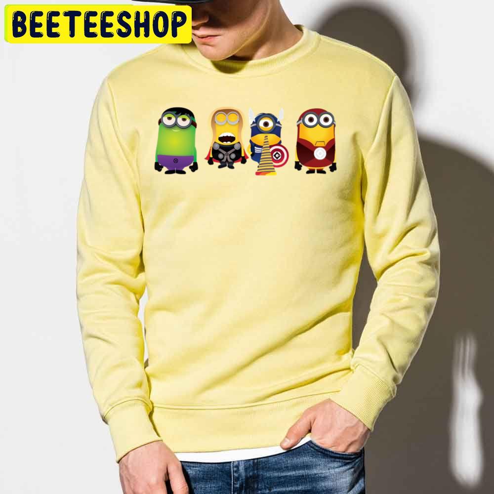 Avongers Superhero Minion Trending Unisex Sweatshirt Avongers Superhero Minion Trending Unisex Sweatshirt