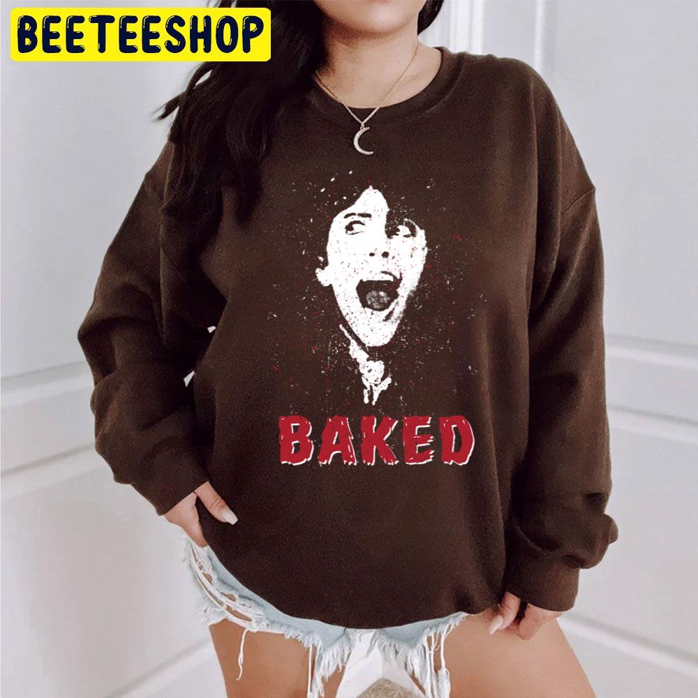 Baked Scary Halloween Trending Unisex Sweatshirt Baked Scary Halloween Trending Unisex Sweatshirt