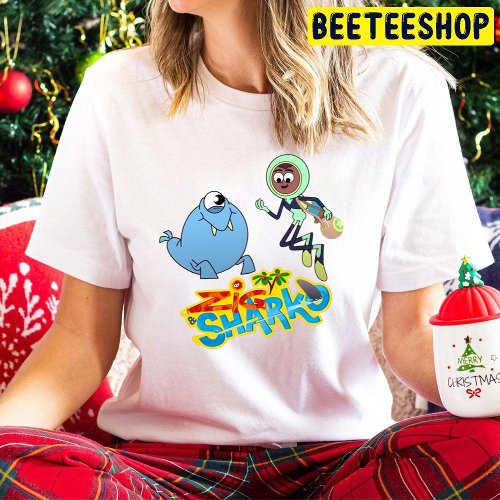 Barabara And Walrus Her Cool Friend Zic Sharko Graphic Trending Unisex Hoodie Barabara And Walrus Her Cool Friend Zic Sharko Graphic Trending Unisex Hoodie