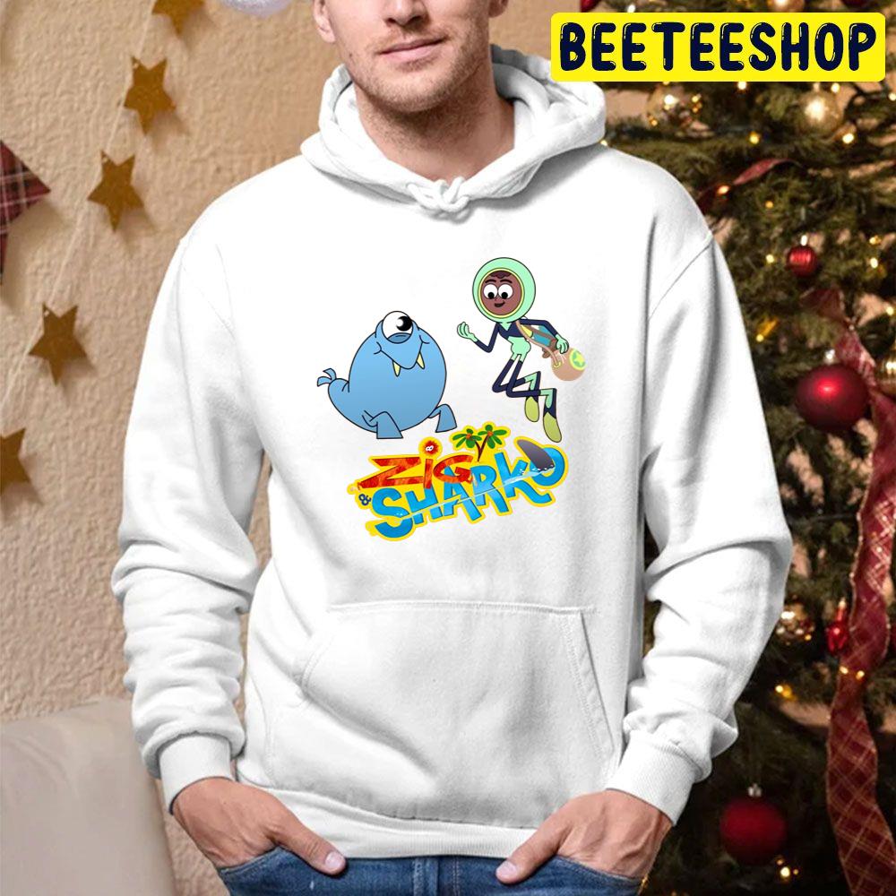 Barabara And Walrus Her Cool Friend Zic Sharko Graphic Trending Unisex Hoodie Barabara And Walrus Her Cool Friend Zic Sharko Graphic Trending Unisex Hoodie