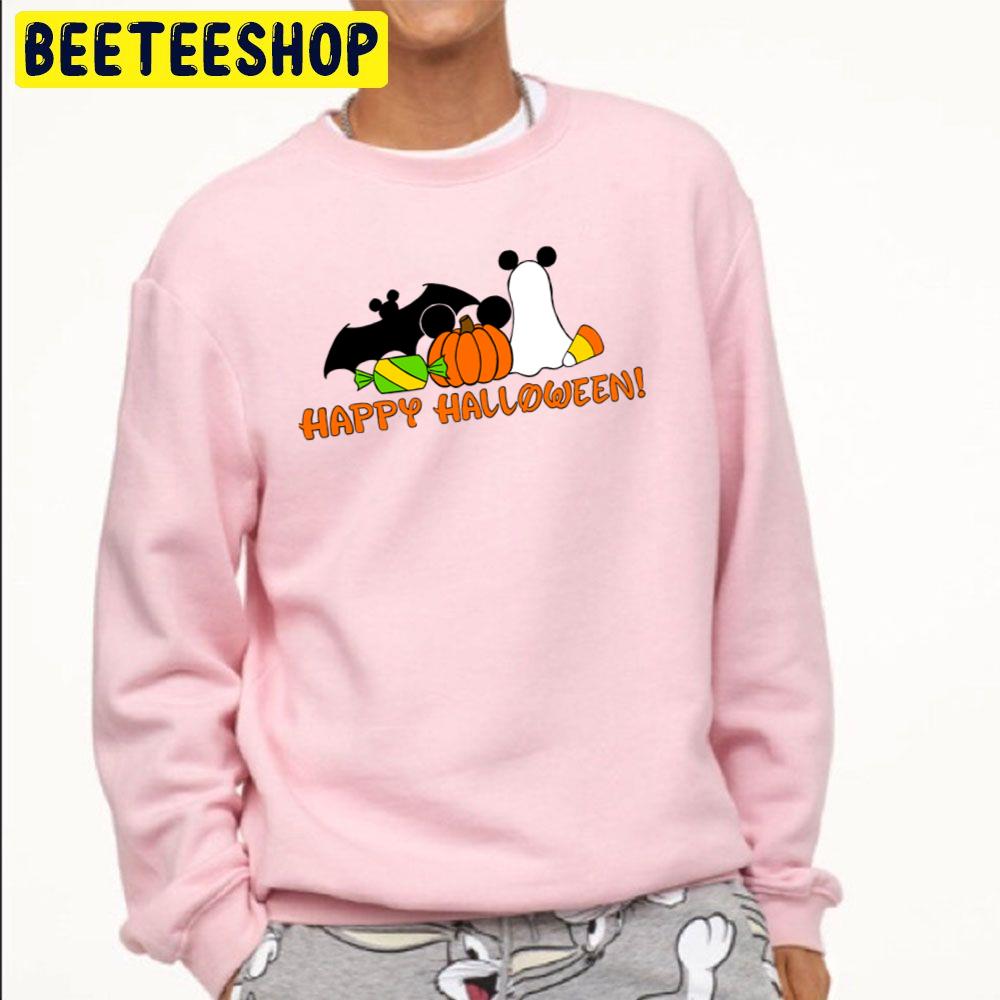 Bat Pumpkin And Boo Mickey Ear Happy Halloween Trending Unisex Sweatshirt Unisex T-Shirt Bat Pumpkin And Boo Mickey Ear Happy Halloween Trending Unisex Sweatshirt Unisex T-Shirt