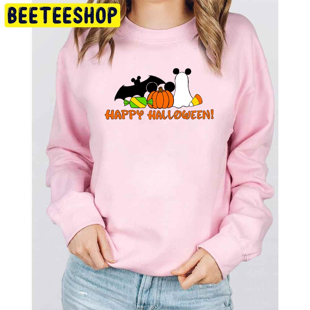 Bat Pumpkin And Boo Mickey Ear Happy Halloween Trending Unisex Sweatshirt Unisex T-Shirt Bat Pumpkin And Boo Mickey Ear Happy Halloween Trending Unisex Sweatshirt Unisex T-Shirt