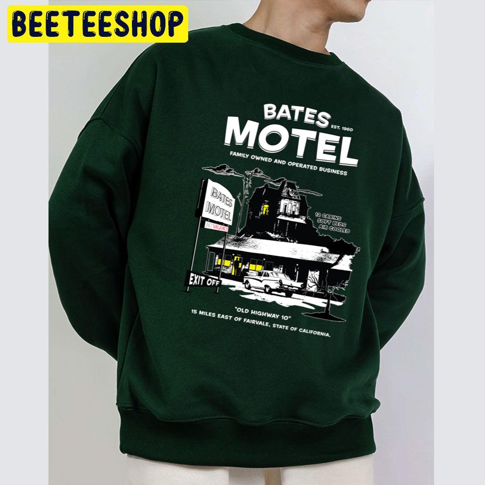 Bates Motel Open 24 Hours Halloween Trending Unisex Sweatshirt Bates Motel Open 24 Hours Halloween Trending Unisex Sweatshirt