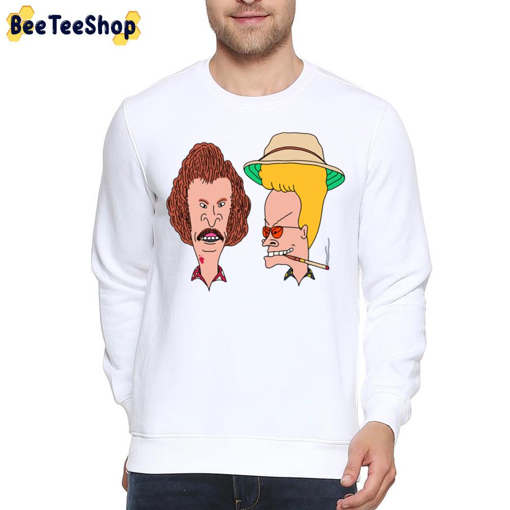 Beavis And Butthead In The Style Of Fear And Loathing In Las Vegas Trending Unisex Sweatshirt Beavis And Butthead In The Style Of Fear And Loathing In Las Vegas Trending Unisex Sweatshirt