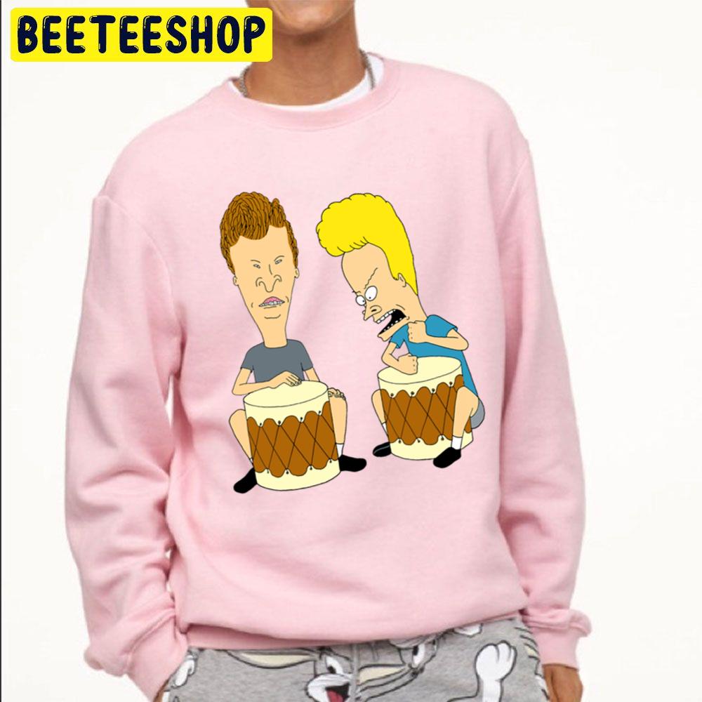 Beavis And Butt-Head Playing Drum Trending Unisex Sweatshirt Beavis And Butt-Head Playing Drum Trending Unisex Sweatshirt