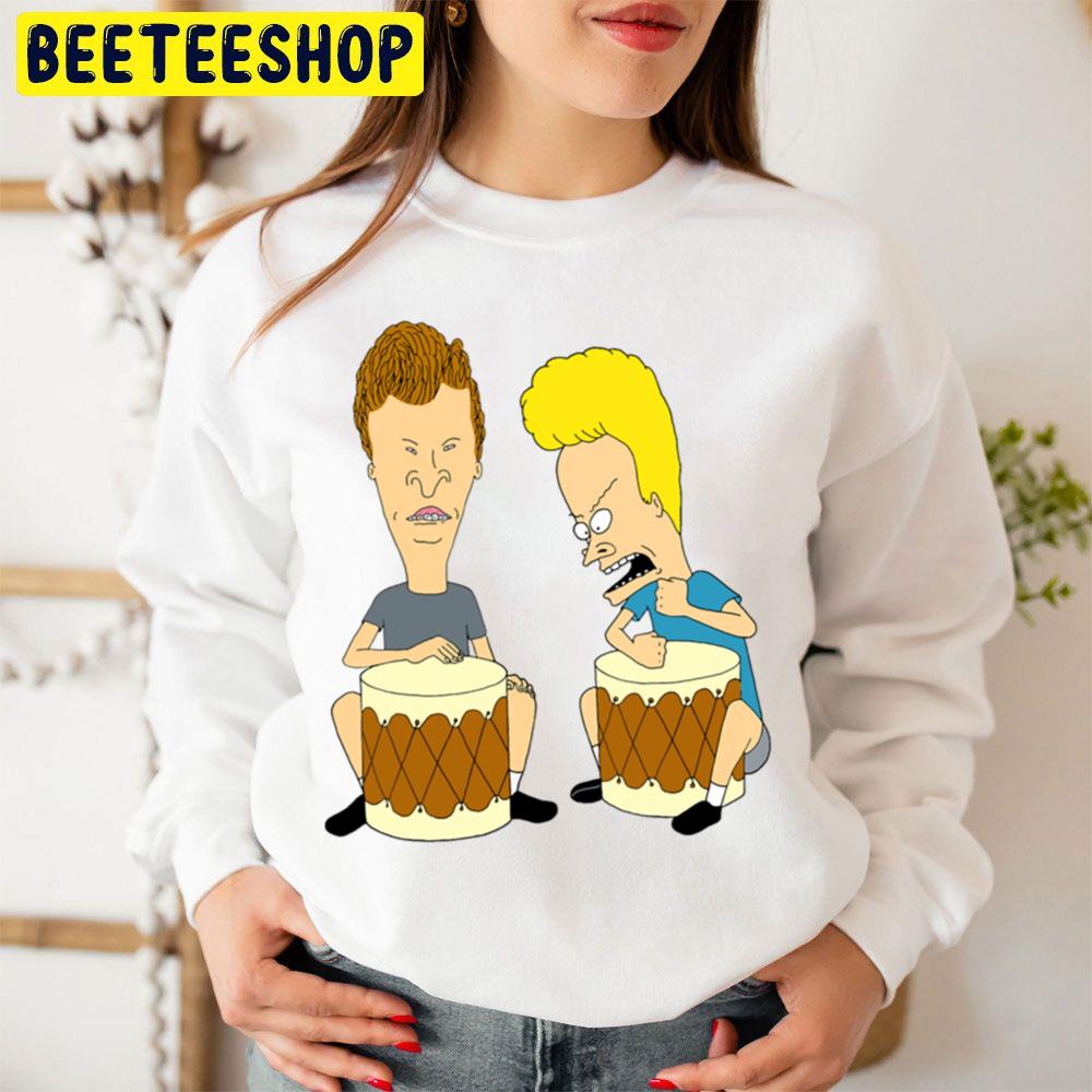 Beavis And Butt-Head Playing Drum Trending Unisex Sweatshirt Beavis And Butt-Head Playing Drum Trending Unisex Sweatshirt