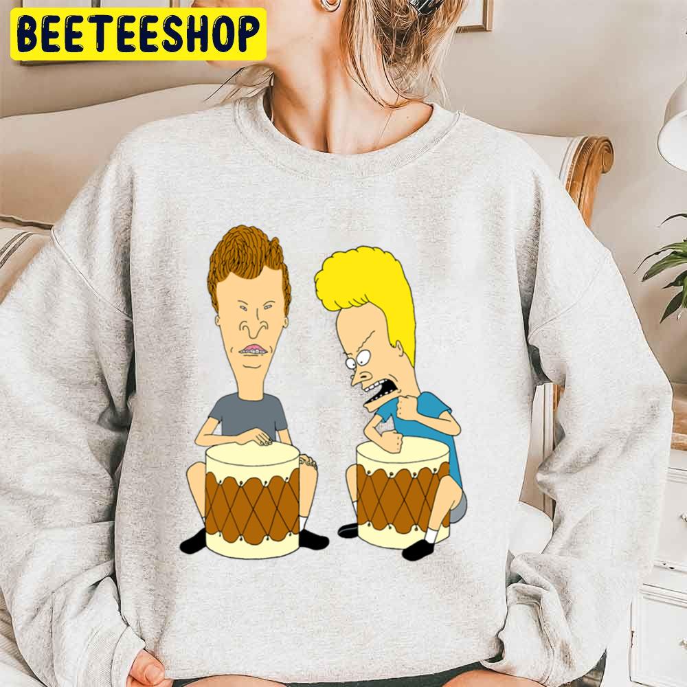 Beavis And Butt-Head Playing Drum Trending Unisex Sweatshirt Beavis And Butt-Head Playing Drum Trending Unisex Sweatshirt