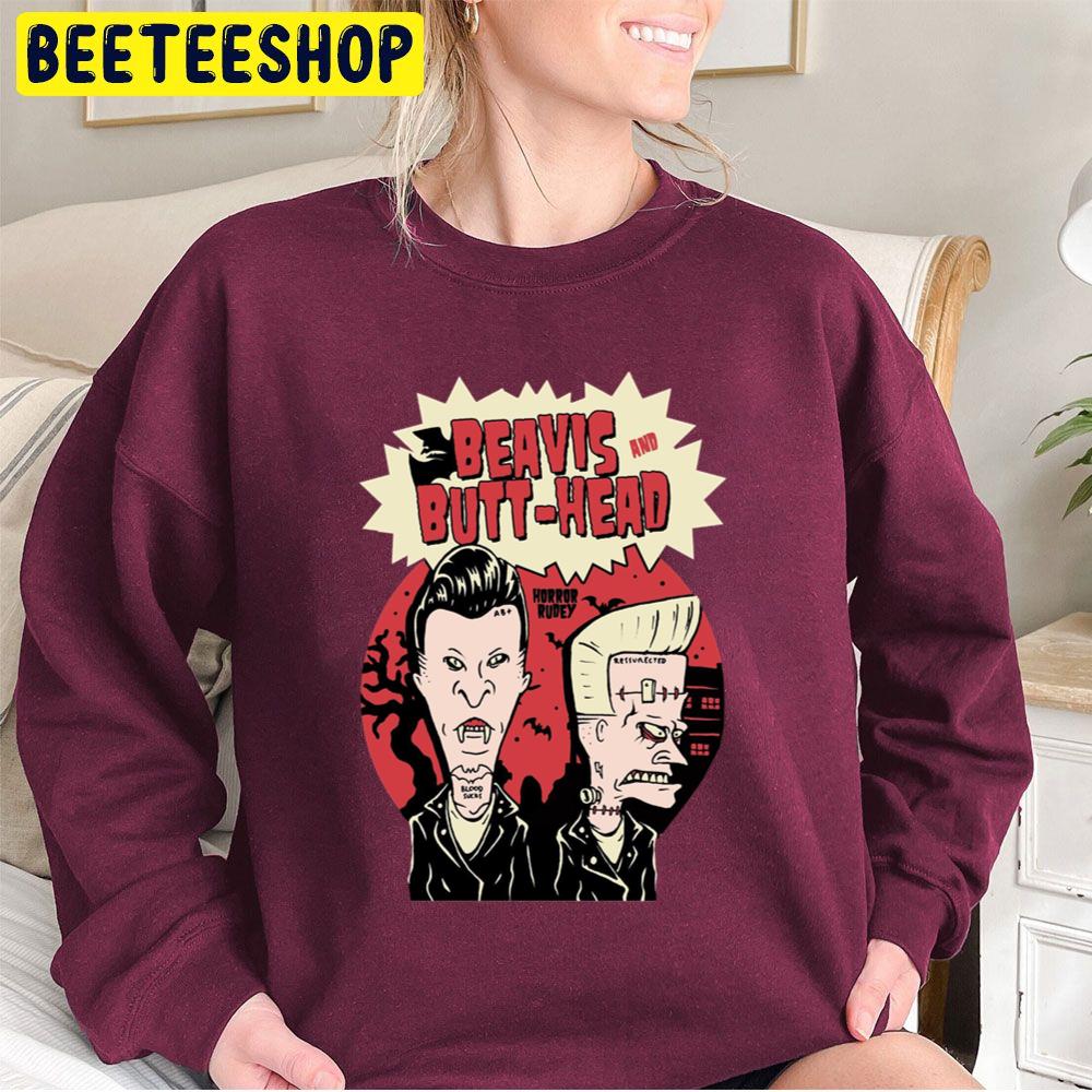 Beavis-And-Butthead Horror Rudey Halloween Trending Unisex Sweatshirt Beavis-And-Butthead Horror Rudey Halloween Trending Unisex Sweatshirt