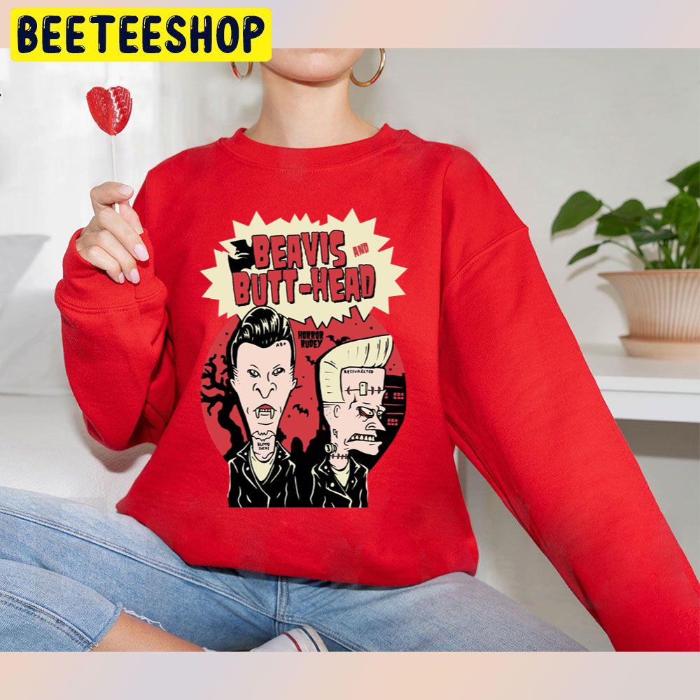 Beavis-And-Butthead Horror Rudey Halloween Trending Unisex Sweatshirt Beavis-And-Butthead Horror Rudey Halloween Trending Unisex Sweatshirt