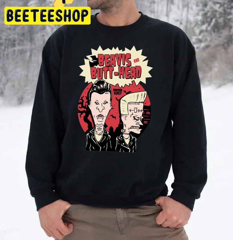 Beavis-And-Butthead Horror Rudey Halloween Trending Unisex Sweatshirt Beavis-And-Butthead Horror Rudey Halloween Trending Unisex Sweatshirt