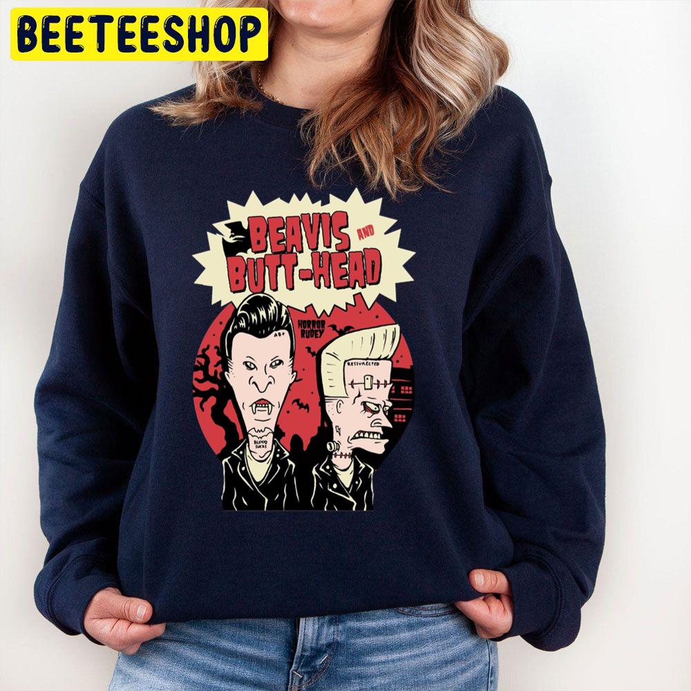 Beavis-And-Butthead Horror Rudey Halloween Trending Unisex Sweatshirt Beavis-And-Butthead Horror Rudey Halloween Trending Unisex Sweatshirt