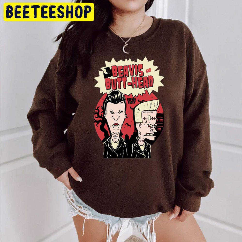 Beavis-And-Butthead Horror Rudey Halloween Trending Unisex Sweatshirt Beavis-And-Butthead Horror Rudey Halloween Trending Unisex Sweatshirt