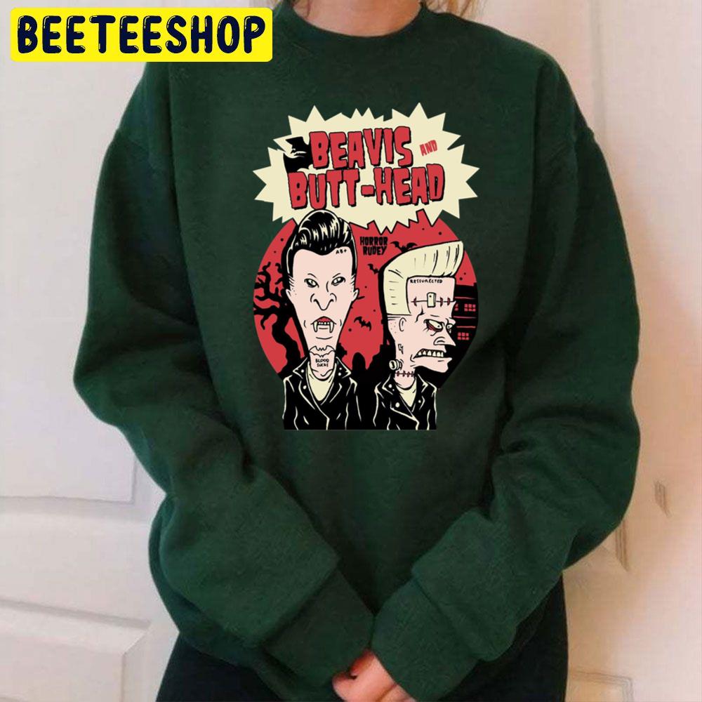 Beavis-And-Butthead Horror Rudey Halloween Trending Unisex Sweatshirt Beavis-And-Butthead Horror Rudey Halloween Trending Unisex Sweatshirt