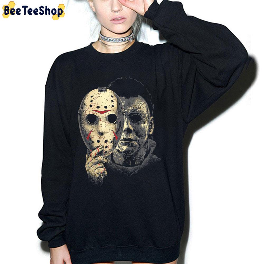 Behind The Jason's Mask Is Micheal Halloween Trending Unisex Sweatshirt Behind The Jason's Mask Is Micheal Halloween Trending Unisex Sweatshirt
