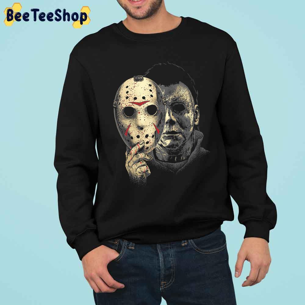 Behind The Jason's Mask Is Micheal Halloween Trending Unisex Sweatshirt Behind The Jason's Mask Is Micheal Halloween Trending Unisex Sweatshirt