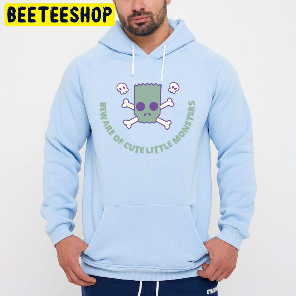 Beware Of Cute Lttle Monsters Zombie Bart Unisex Hoodie Beware Of Cute Lttle Monsters Zombie Bart Unisex Hoodie