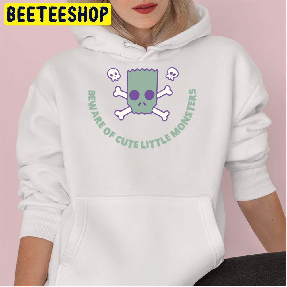 Beware Of Cute Lttle Monsters Zombie Bart Unisex Hoodie Beware Of Cute Lttle Monsters Zombie Bart Unisex Hoodie