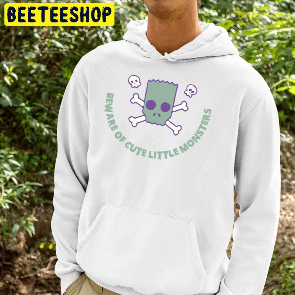 Beware Of Cute Lttle Monsters Zombie Bart Unisex Hoodie Beware Of Cute Lttle Monsters Zombie Bart Unisex Hoodie