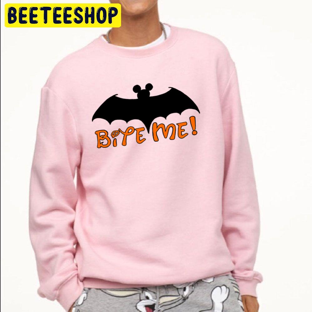 Bite Me Bat Mickey Ear Trending Unisex Sweatshirt Bite Me Bat Mickey Ear Trending Unisex Sweatshirt