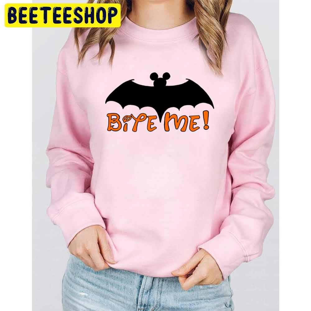 Bite Me Bat Mickey Ear Trending Unisex Sweatshirt Bite Me Bat Mickey Ear Trending Unisex Sweatshirt