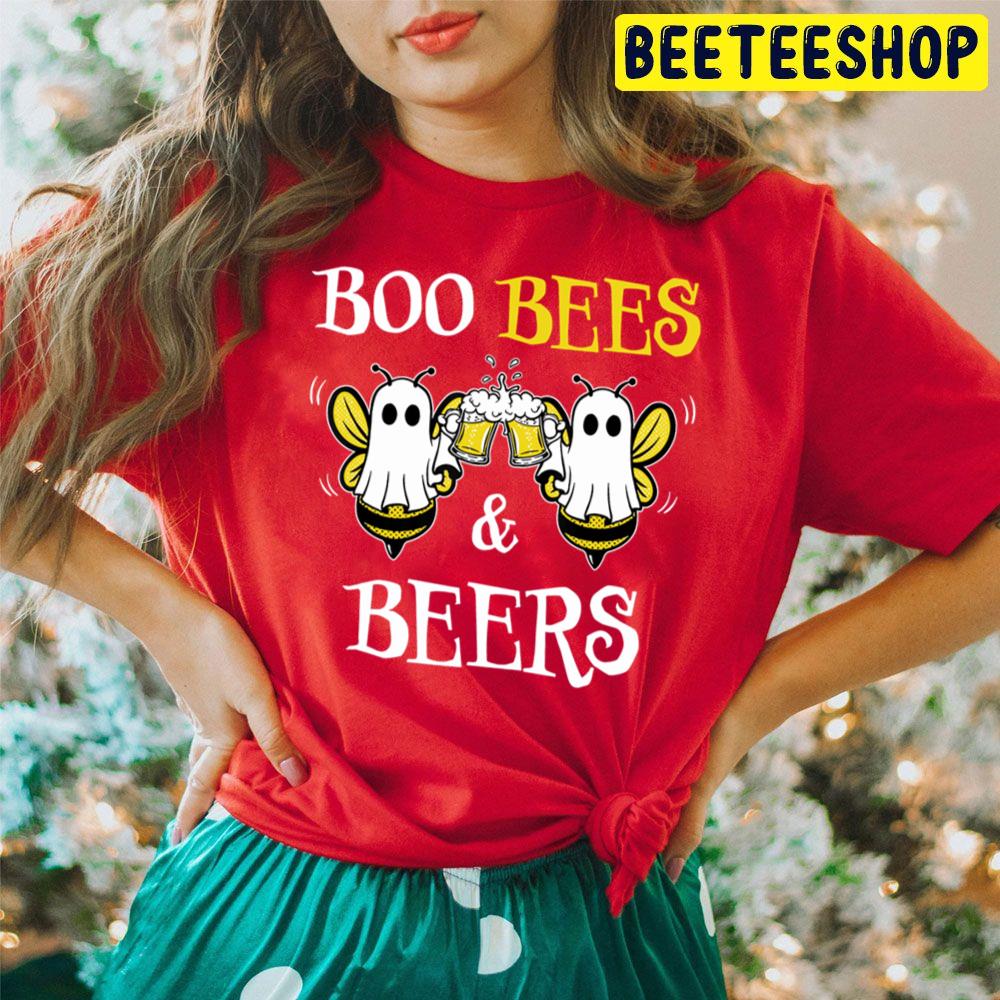 Boo Bees And Beers Couples Halloween Trending Unisex Hoodie Boo Bees And Beers Couples Halloween Trending Unisex Hoodie
