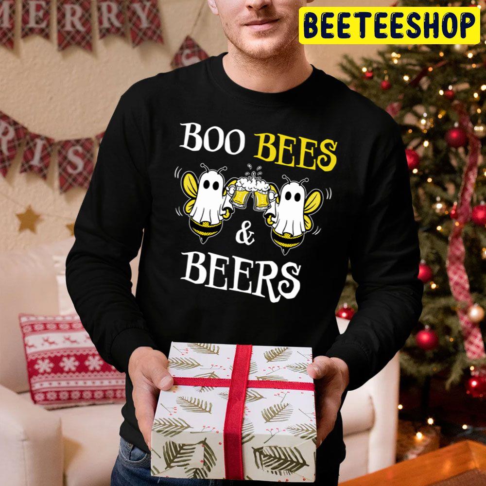 Boo Bees And Beers Couples Halloween Trending Unisex Hoodie Boo Bees And Beers Couples Halloween Trending Unisex Hoodie