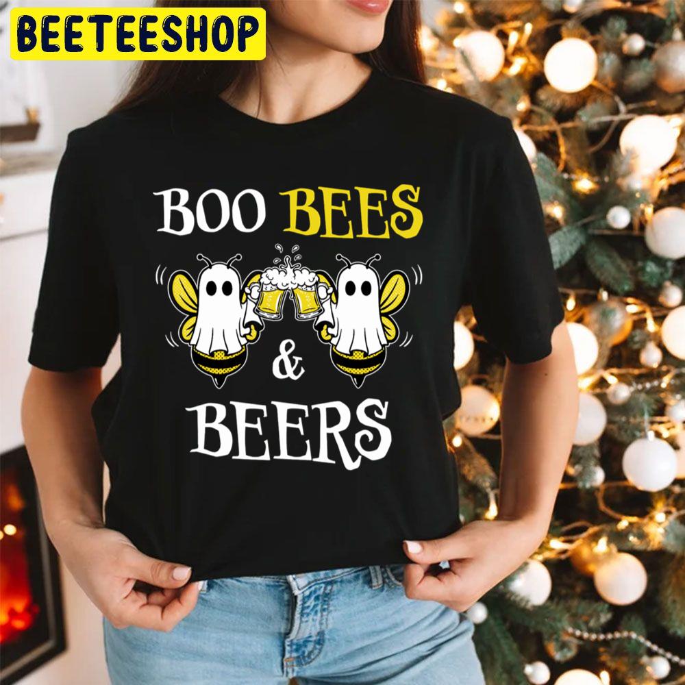 Boo Bees And Beers Couples Halloween Trending Unisex Hoodie Boo Bees And Beers Couples Halloween Trending Unisex Hoodie