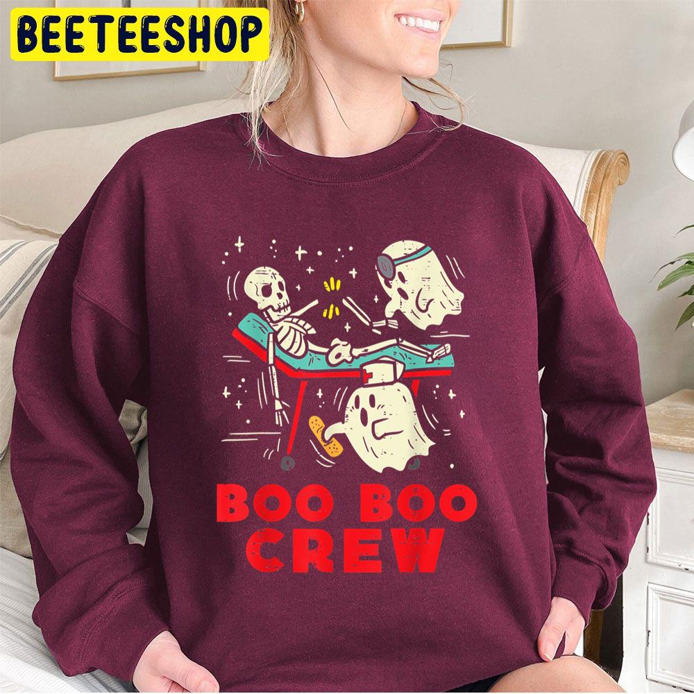 Boo Boo Crew Ghost Skeleton Nurse Halloween Trending Unisex Sweatshirt Boo Boo Crew Ghost Skeleton Nurse Halloween Trending Unisex Sweatshirt