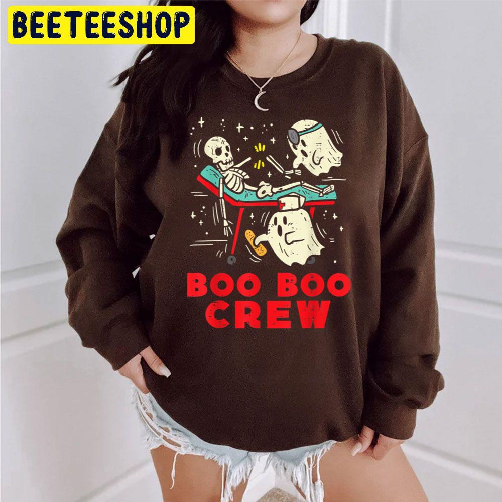 Boo Boo Crew Ghost Skeleton Nurse Halloween Trending Unisex Sweatshirt Boo Boo Crew Ghost Skeleton Nurse Halloween Trending Unisex Sweatshirt