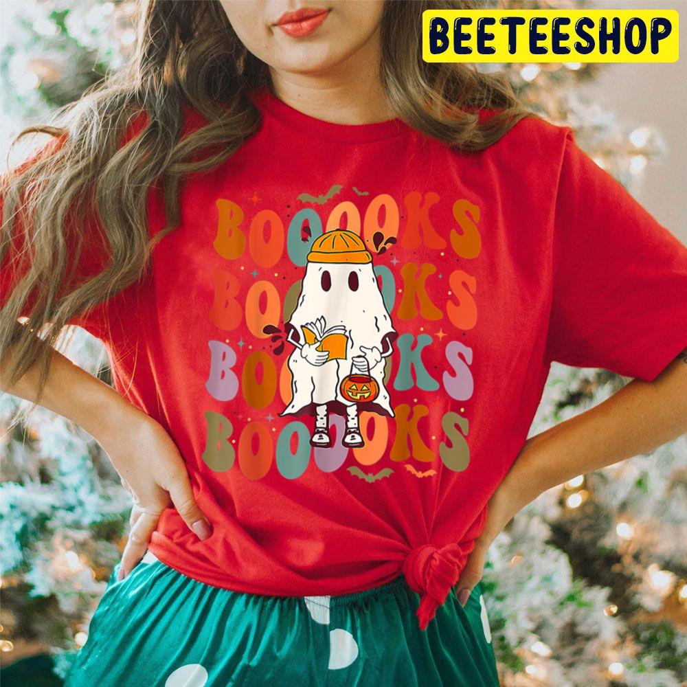 Booooks Groovy Cute Ghost Book Retro Reading Halloween Trending Unisex Hoodie Booooks Groovy Cute Ghost Book Retro Reading Halloween Trending Unisex Hoodie