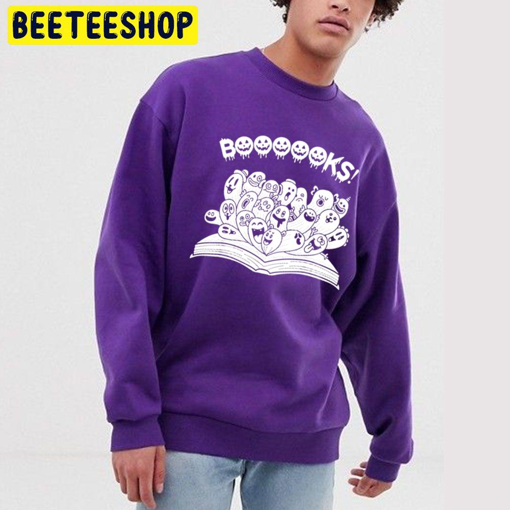 Boooooks Halloween Unisex Sweatshirt Boooooks Halloween Unisex Sweatshirt