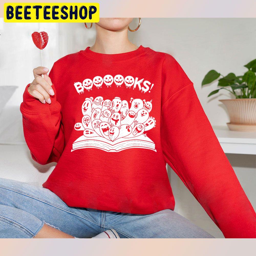 Boooooks Halloween Unisex Sweatshirt Boooooks Halloween Unisex Sweatshirt
