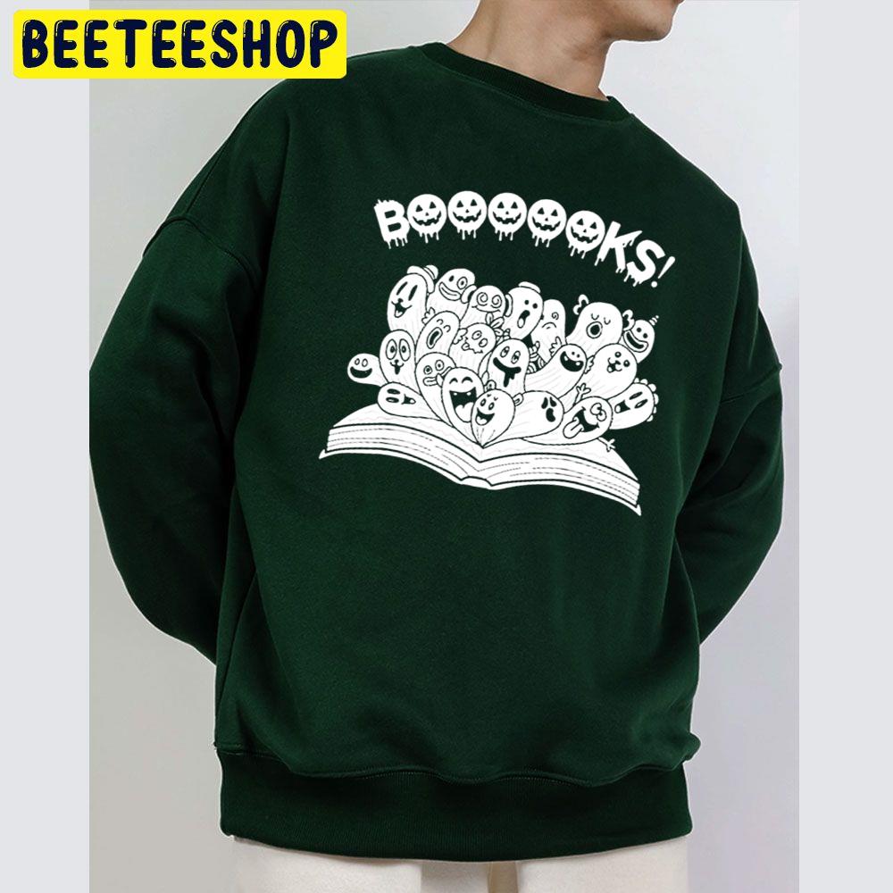 Boooooks Halloween Unisex Sweatshirt Boooooks Halloween Unisex Sweatshirt