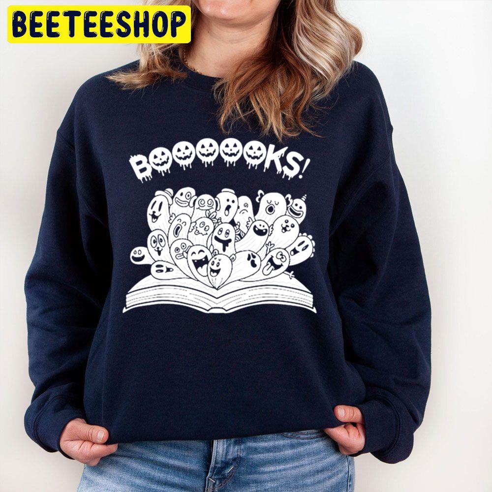 Boooooks Halloween Unisex Sweatshirt Boooooks Halloween Unisex Sweatshirt