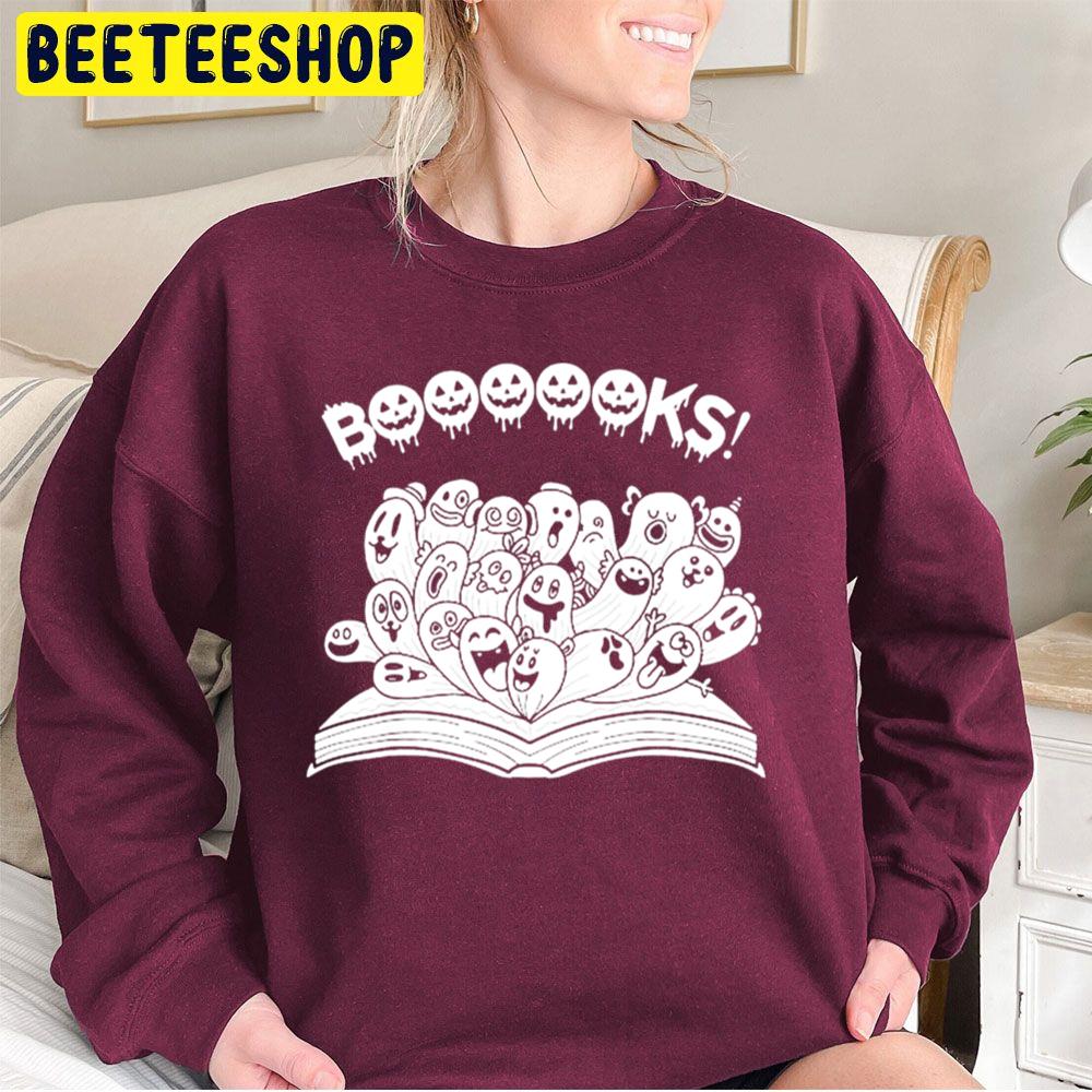 Boooooks Halloween Unisex Sweatshirt Boooooks Halloween Unisex Sweatshirt