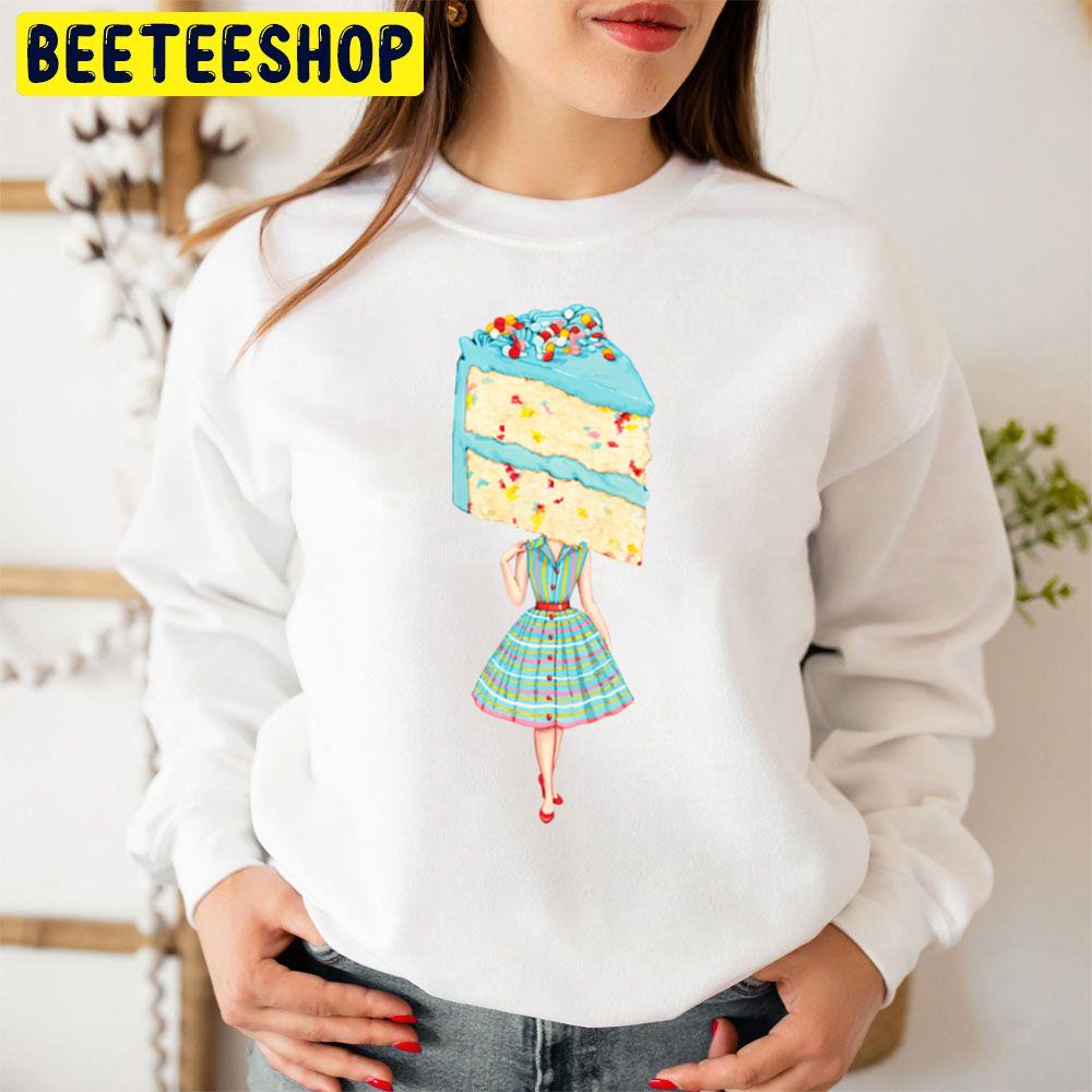 Cake Head Pin Up Birthday Funfetti Unisex Sweatshirt Cake Head Pin Up Birthday Funfetti Unisex Sweatshirt