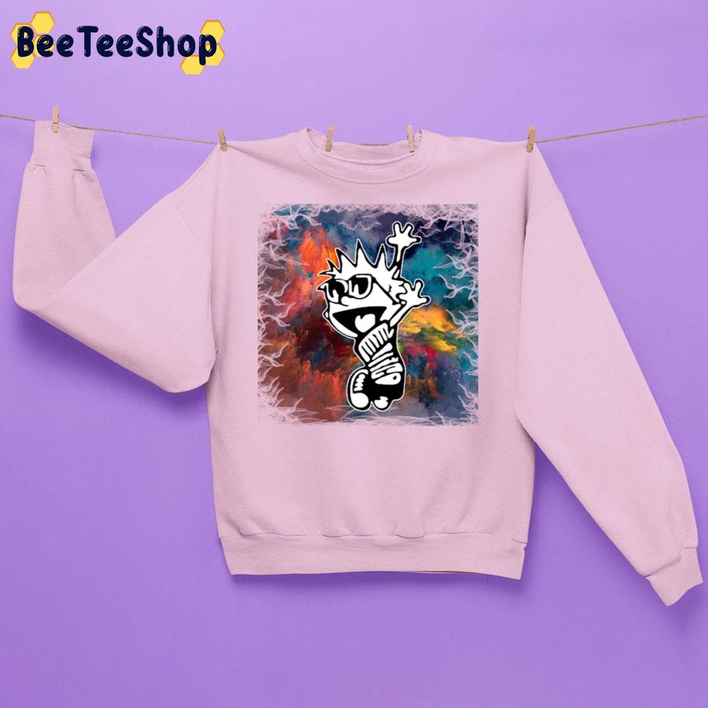 Calvin Dancing Color Splach Unisex Sweatshirt Calvin Dancing Color Splach Unisex Sweatshirt