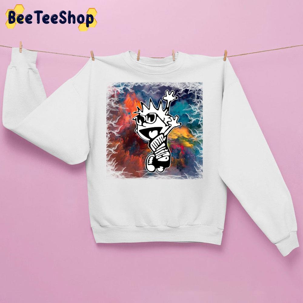 Calvin Dancing Color Splach Unisex Sweatshirt Calvin Dancing Color Splach Unisex Sweatshirt