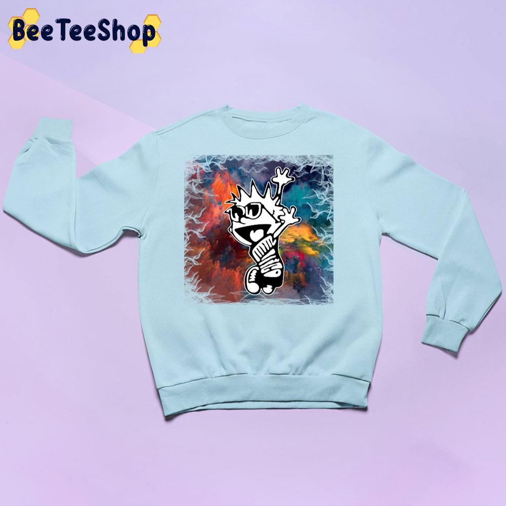 Calvin Dancing Color Splach Unisex Sweatshirt Calvin Dancing Color Splach Unisex Sweatshirt