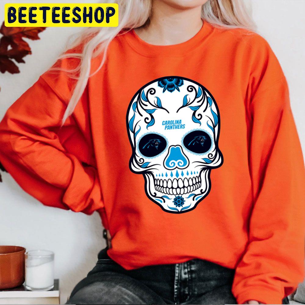Carolina Panthers Skull Art Trending Unisex Sweatshirt Carolina Panthers Skull Art Trending Unisex Sweatshirt
